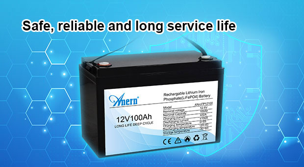AN-LFP Преимущества литиевой батареи серии 12.8V100AH