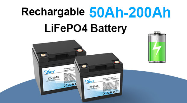 AN-LFP Преимущества литиевой батареи серии 12.8V50AH