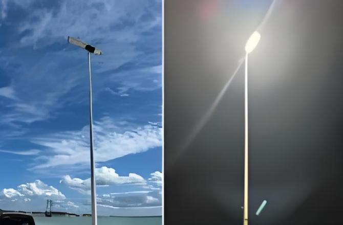 Проект по установке 500 комплектов солнечных уличных светильников Slz-100w в Мексике